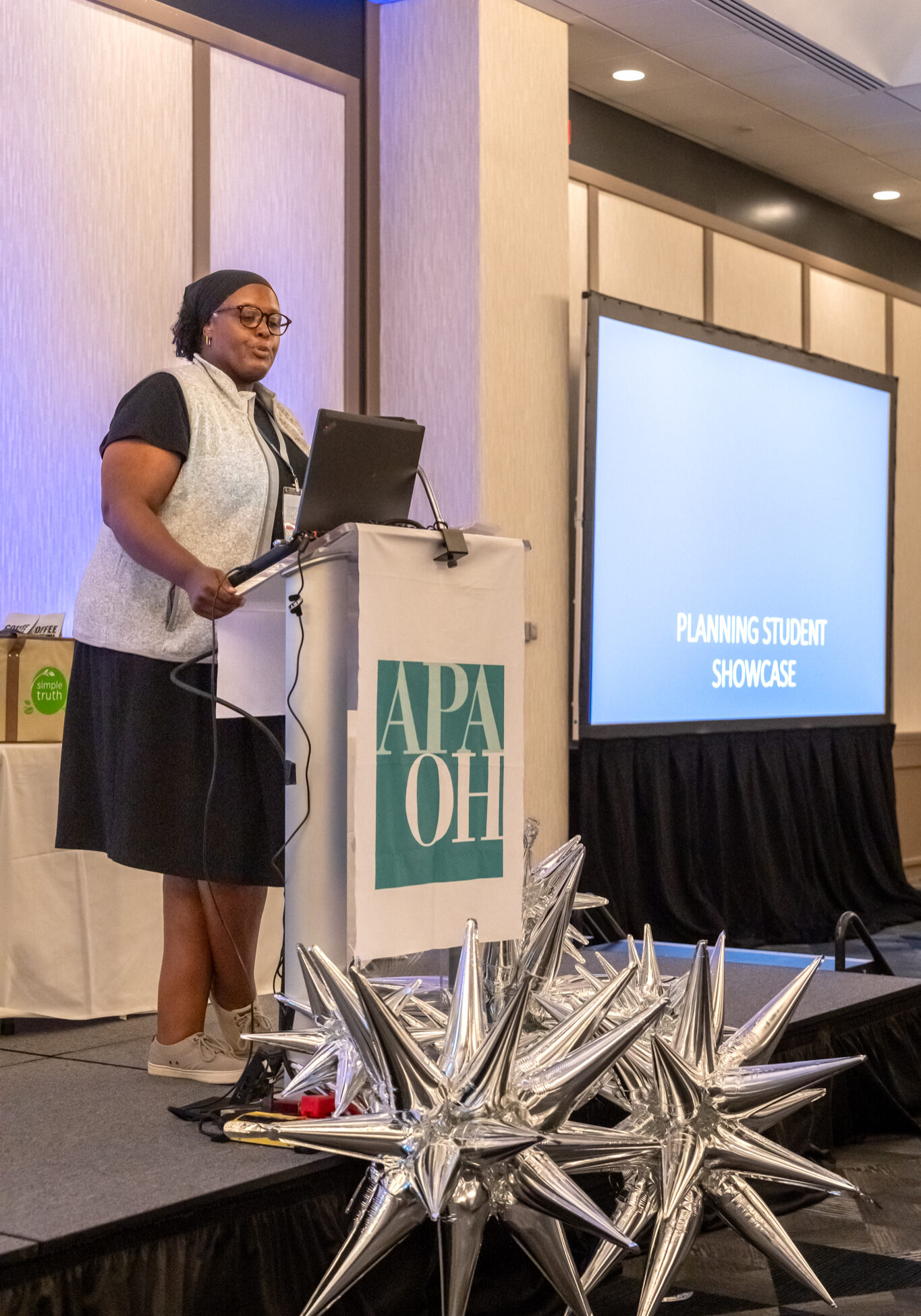 Nichole Laird presenting at the state APA conference in Toledo